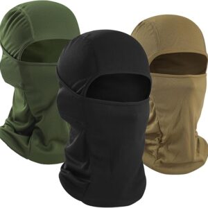 3 Pieces Balaclava Face Mask of Men - Ski Mask, Breathable Elastic Fit & Perfect for Outdoor Activities!